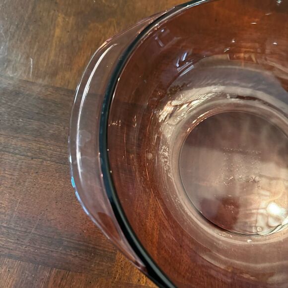 Pyrex Cranberry Casserole Glass Cookware Visions Vision - Picture 5 of 8